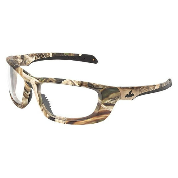 Mossy Oak(R)/UD, Safety Glasses, Anti-Fog, Clear Lens, Camo Frame, Full-Frame