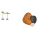 thumbnail image 1 of Estatuas de pájaros,Estatuas de pájaros de madera,decoración del hogar,decoraciones de pájaros,Figuras de animales de madera para decorar el escritorio,Reloj de pared,Reloj de pared moderno, 1 of 8