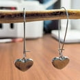 thumbnail image 3 of Paper Clip Earrings Heart Safety Pin Earrings for Women Dainty Paperclip Huggie Hoop Earrings Gold Plated Safety Pin Jewelry for Women, 3 of 13