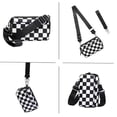 thumbnail image 2 of Large Nylon Double Compartment Wristlet Wallet Crossbody Bag, 2 of 2