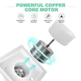 thumbnail image 4 of Ventilador de Escape POWERENG Blanco 164 CFM 0.7 Sones para Baño, Ducha, Hogar y Oficina, 4 of 8