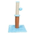 thumbnail image 2 of Cat post for scratching with Dangling Ball Natural Durable Sisal Board Cat Scratchers Pole Interactive Toys for Kittens & Cat azul, 2 of 6