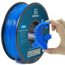 Geeetech TPU Filament 1.75mm, Flexible 3D Printer Filament Roll, 1kg(2.2ibs) Spool, Dimensional Accuracy /- 0.03 mm, Fit Most FDM Printer (TPU blue)
