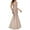 Rose Gold, variant on Women's Double V-Neck Long Sequined Mermaid Dress Sleeveless Slimming Formal Dress Bridesmaid Party Dressy Trendy Mesh Splicing Flowy Formal Dresses Rose Gold XXL
