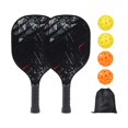 thumbnail image 1 of Pickleball Racket Set Pickle Balls Racket For Indoor, Beginner Players | 2 Paddles, 4 Balls & Bag, Made Of Quality Wood Material, Sturdy & Long Time For Extended Use, 1 of 5