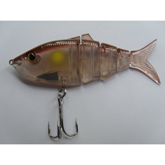 Yellow Root Beer XL5 Floater Kicktail Fishing Lure