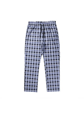 Plaid Track Pants Mens