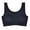 Black, variant on Seamless Bras for Women Full Coverage Wireless Pull on Bralette Soft Comfy Push Up Yoga Bras Black M