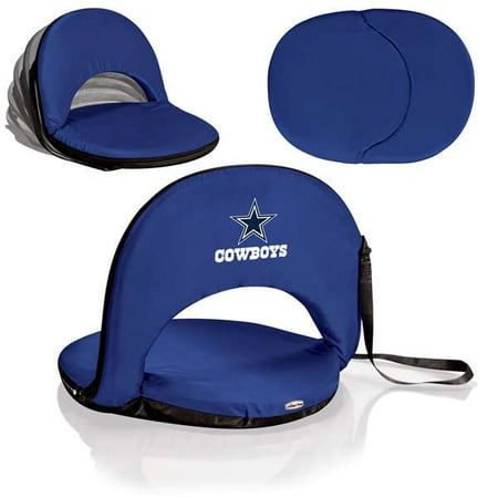 Portable Recliner Chair - Dallas Cowboys - Oniva Seat Portable Recliner Chair by Picnic Time (Navy)