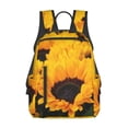 thumbnail image 3 of Balery Flower Bush Sunflower Lightweight Backpack for Men and Women - Durable and Water-Resistant, Ideal for School, Work, Travel, and Everyday Use, 3 of 9