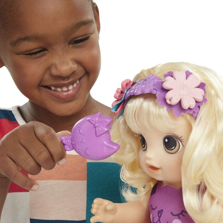 Baby Alive Snip n Style Baby 15 Inch Doll Blonde Hair Brown Eyes Kids Toy for Boys and Girls