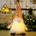 thumbnail image 3 of Lighting gnome shiny Christmas plush doll with sequins seasonal dwarf home decorations with LED lights Rudolph dolls, gifts for children, 3 of 4