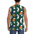 thumbnail image 4 of KLL Lgbt Penguin Print Workout Tank Tops Gym Sleeveless Fitness Muscle Tee-3X-Large, 4 of 7