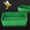 thumbnail image 2 of 2 Pcs Bird Bathtub Parrot Parakeets Shower Bird Feeder for Cage Bathtub Box for Small Bird Parrot,Green, 2 of 12