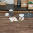 thumbnail image 3 of Restpresso White Paper Fire Emoji Coffee Cup Sleeve - Fits 12 / 16 / 20 oz Cups - 1000 count box, 3 of 10