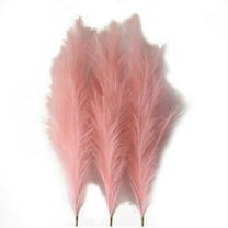 Faux Grass 32.7Inch Tall Artificial Pompas Floral Large Fake Pompous Grass Branches Plants Floor Vase Filler for Home Kitchen Decor (Pink)