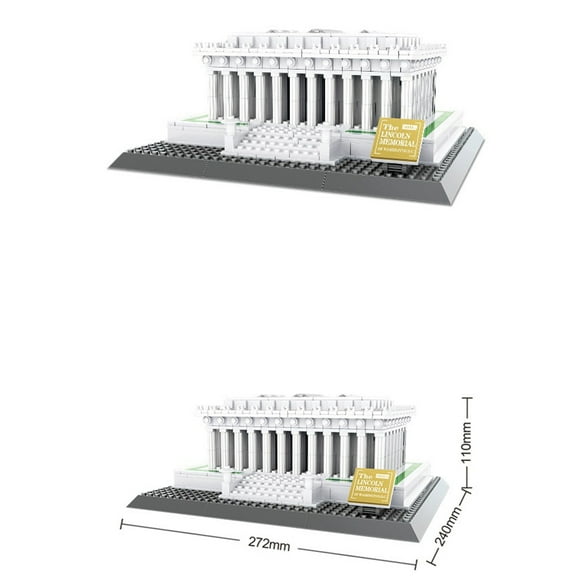 Wange Lincoln Memorial 979 Pieces