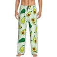 thumbnail image 2 of Goofa Cartoon Fruit Printed Soft Pajama Pants for Men, Wide Leg Comfy Casual Lounge Yoga Pants-Large, 2 of 9