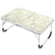 thumbnail image 1 of Mesa de computadora portátil plegable Uxcell, mesas de picnic portátiles, mesas para bocadillos, blanco y verde, 1 of 1