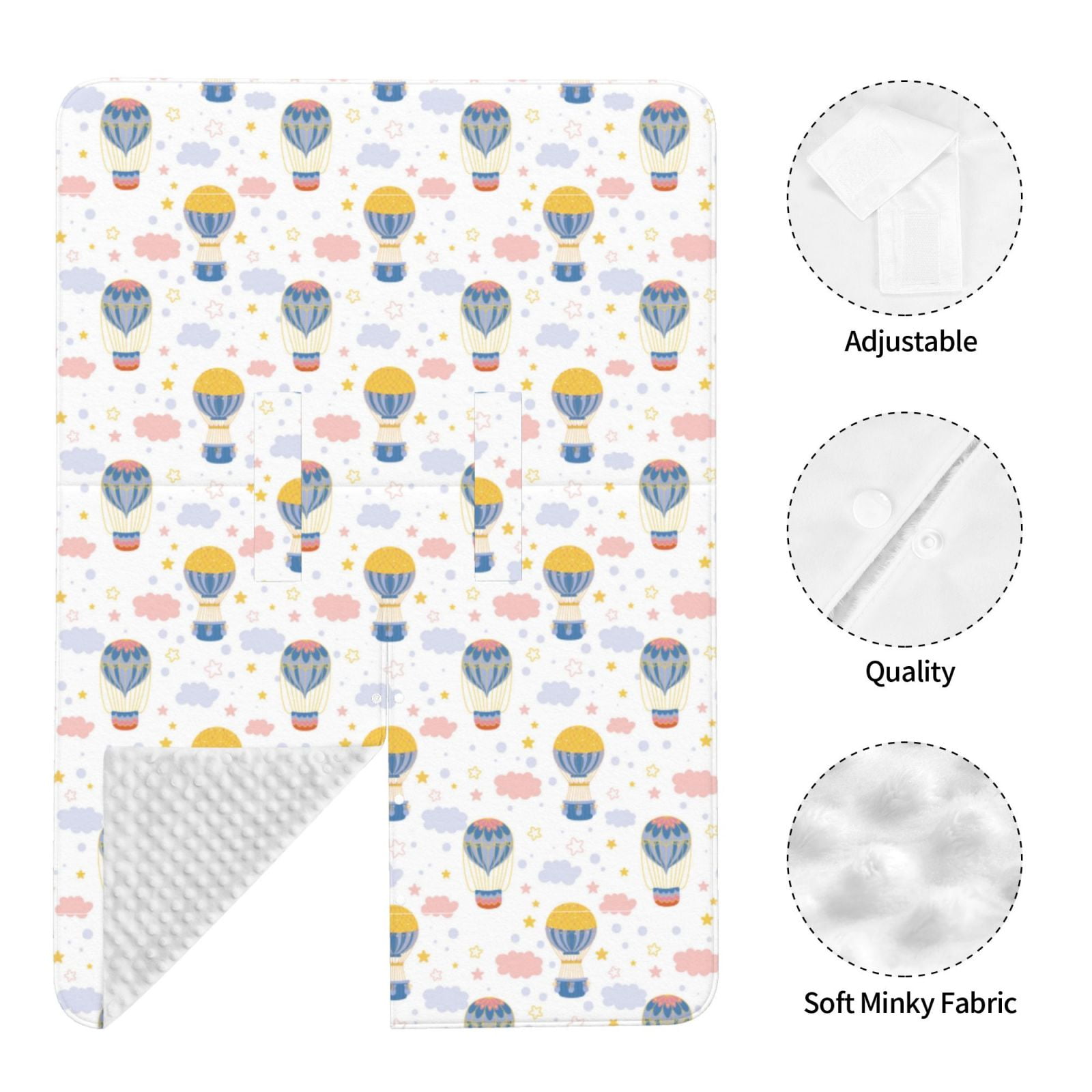 Car Seat Cover Baby - hot air balloon Breathable Infant Car Seat Cover for Baby Carseat, Lightweight Comfort Baby Essentials Must Haves Newborn Stuff for Girl Boy