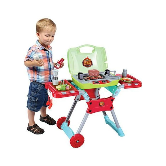 Kid'S Bbq 20 Piece Portable Playset With Light And Sound