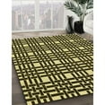 thumbnail image 2 of Ahgly Company Indoor Rectangle Patterned Metallic Gold Area Rugs, 5' x 7', 2 of 6