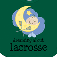 thumbnail image 4 of Inktastic Lacrosse Baby Dream About Boys or Girls Baby Bib, 4 of 4
