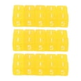 thumbnail image 2 of 30PCS Transparent Coloré dés en Plastique pour les Jeux Compact et Portable Excellent Matériau Design Transparent, 2 of 8