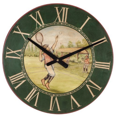 Horloge De Bureau Vintage 2007 Davis Cup USA Vs Espagne - Argentée - Chine