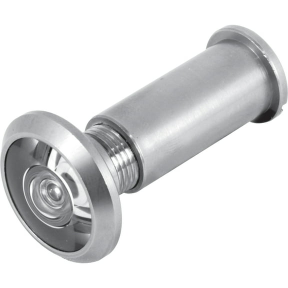 9/16 in., Satin Nickel, 200 Degree Door Viewer