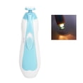 thumbnail image 5 of BIMZUC 6-in-1 Electric Baby Nail Trimmer Kit Safe Infant Nail File with LED Light Whisper Quiet Motor 6 Grinding Heads Portable Manicure Pedicure Set for Newborn Toddler Adult Blue, 5 of 9