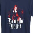 thumbnail image 3 of Disney Villains - Cruella Devil Spatter - Women's Short Sleeve Graphic T-Shirt, 3 of 5