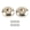Gold 9mm, variant on YAHHU 2Pcs Brass Wheel Weights 1.9 2.2in RC Crawler Car Hex Hub Adapter Model Upgrade Parts 9mm (0.35 inches)