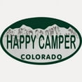 thumbnail image 2 of CafePress - Happy Camper Colo License Plate - White Shot Glass, Unique and Funny Shot Glass, 2 of 2