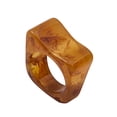 thumbnail image 4 of Resin Ring Fashion Transparent Acrylic Statement Ring Knuckle Ring Finger Ring, 4 of 10
