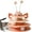 Pink, variant on Nestoly Interactive 3-Layer Cat Toy Tower with Rotating Bee & Rolling Balls, Wobble Base Cat Track Toys for Indoor Cats & Kittens to Chase and Exercise