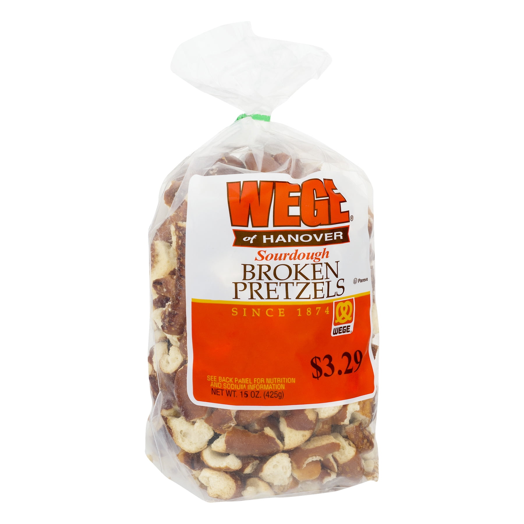 Wege Of Hanover Sourdough Broken Pretzels, 15 Oz.
