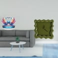 thumbnail image 2 of Estatua de escultura de cisne,Escultura de cisne para decoración del hogar Adorno de San Valentín,Reloj de pared,Reloj de pared decorativo para baño y dormitorio.,Reloj de pared cuadrado, 2 of 8