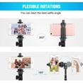 thumbnail image 4 of 132cm Tripod Selfie Stick with Bluetooth Remote for iPhone and Android, GoPro Camera Mount, Portable Monopod, Lightweight Travel Tripod, 4 of 6