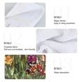thumbnail image 4 of Haosy 2 Pack Kitchen Wash Cloths with Hanging Loops Absorbent Absorbent Quick Drying Hand Towels, Colored Glass Flowers, 4 of 7