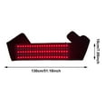thumbnail image 3 of Hearth & Gear Red Light Belt Wavelength Red Light Belt Using Lifting Technology To Relax Muscles Adjustable And Portable Promoting Physical And Mental Health And Relaxation Weight Beach Set Rubber, 3 of 6