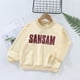 thumbnail image 2 of Gibobby Sudaderas para niños pequeños, playera de algodónniños niñas de manga larga estampado de letras pulóver sudadera Tops blusa ropa trajes(Beige, 2-3 Años), 2 of 3