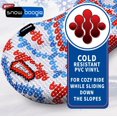 thumbnail image 3 of Wham-O Snowboogie 64" Super Double Snow Tube, Double Rider Snow Sleds with Handles, 3 of 9
