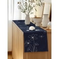 thumbnail image 5 of Table Runner 72 Inches Long for Kitchen Dining, Navy Blue Dresser Scarf Farmhouse, Dining Table Decorations for Wedding/Parties, Spring Flora 16 x 72 In, 5 of 8