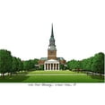 thumbnail image 1 of Wake ForestUniversity Campus Images Lithographie Imprimée, 1 of 1