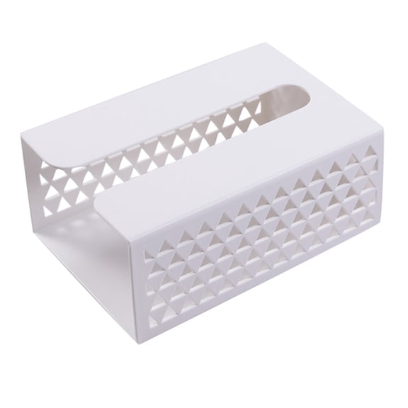 Latrodar Kitchen Bathroom Punch- Toilet Tissue Tray Paper Rack Roll Paper Box tool White Novelty 5.6x3.6 Inch