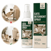 Cat Deterrent Spray for Furniture & Home – Gentle Training for Cats, Safe for Pets, Prevents Scratching & Climbing, 100ml