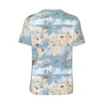 thumbnail image 2 of Daiia Animals Travel World Map Mens Baseball Jersey Button Down Shirts Short Sleeve Sports Uniforms-X-Large, 2 of 9
