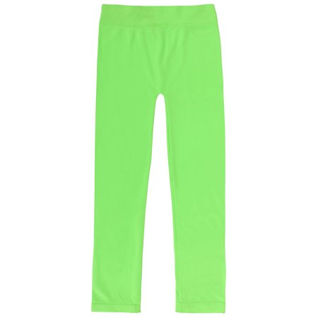 Sm Pull Green - Children Stylish Skinny Legging Stretch Seamless, Green SM