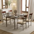 thumbnail image 4 of Costway Ensemble de 4 Chaises de Salle à Manger Chaises de Cuisine Sans Accoudoirs avec Coussin de Siège, 4 of 9
